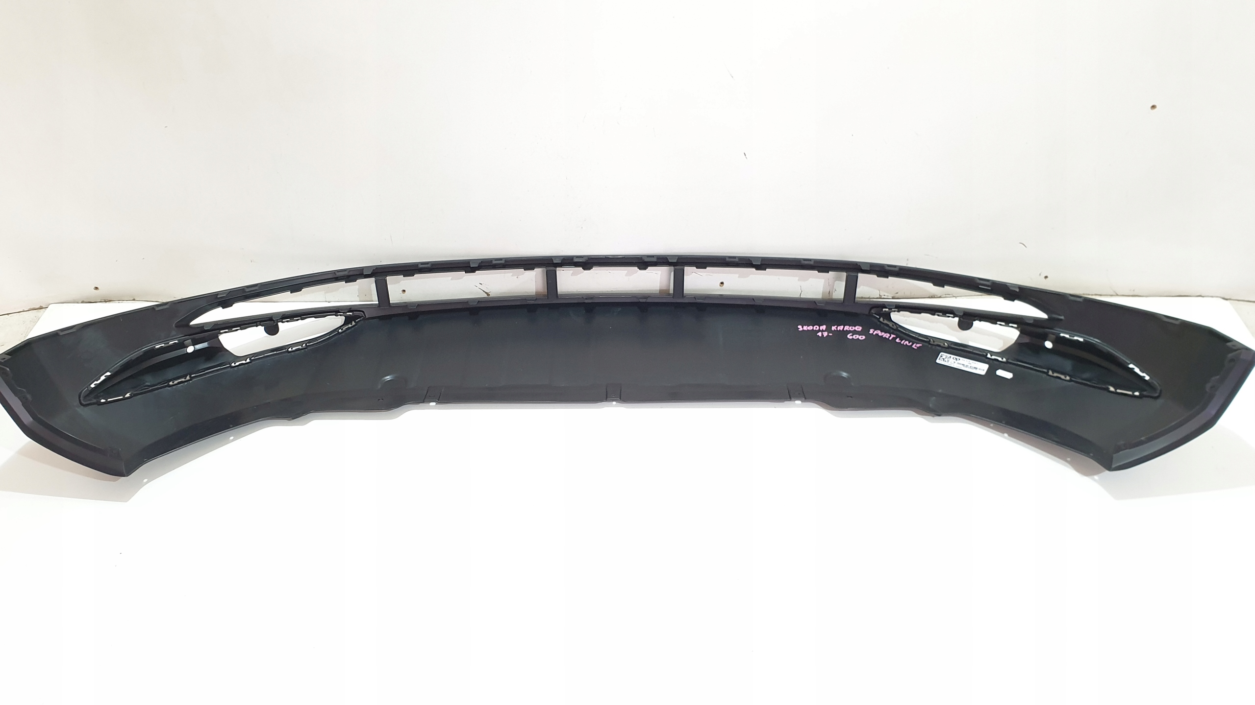 SPOILER OSŁONA DOKŁADKA SKODA KAROQ SPORTLINE NOWE Kolor czarny