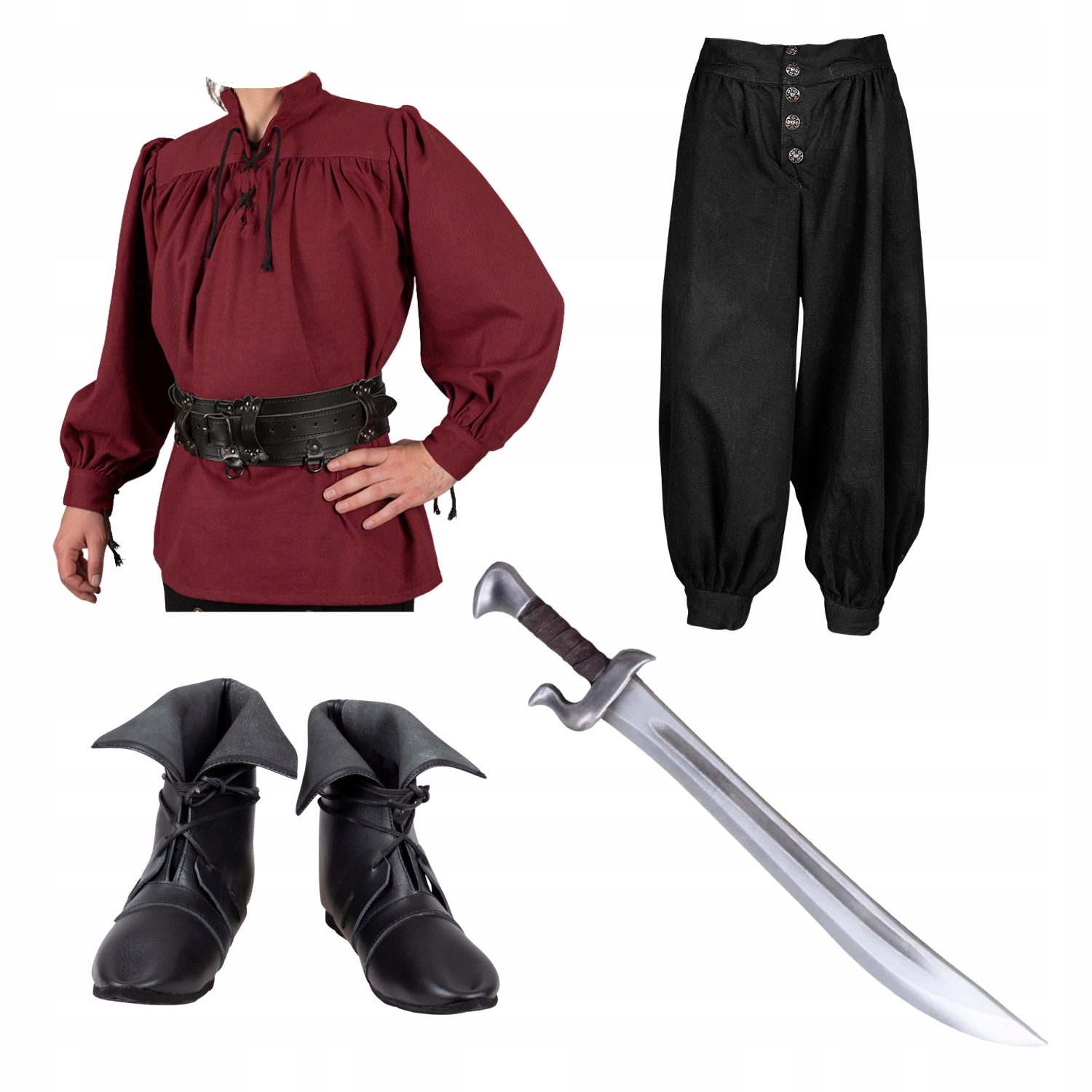 Startovací Sada Pro Larpování Na Larpu Pro Muže, Velikost S