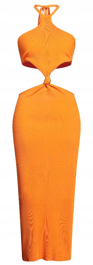 Cult Gaia Orange Cameron Knit Dress Šaty vel. S