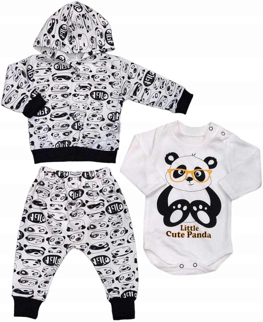 

Komplet Body Spodenki Bluzka 9m Panda