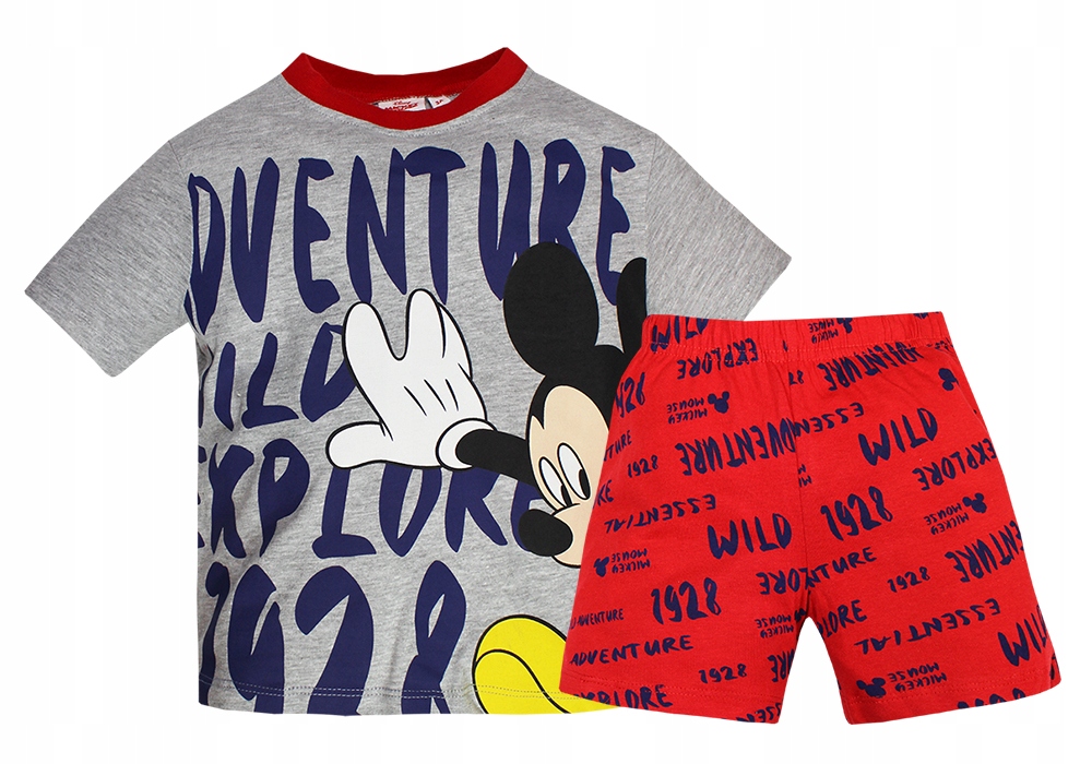 

Myszka Mickey Piżama Chłopięca Spodenki Tshirt 116