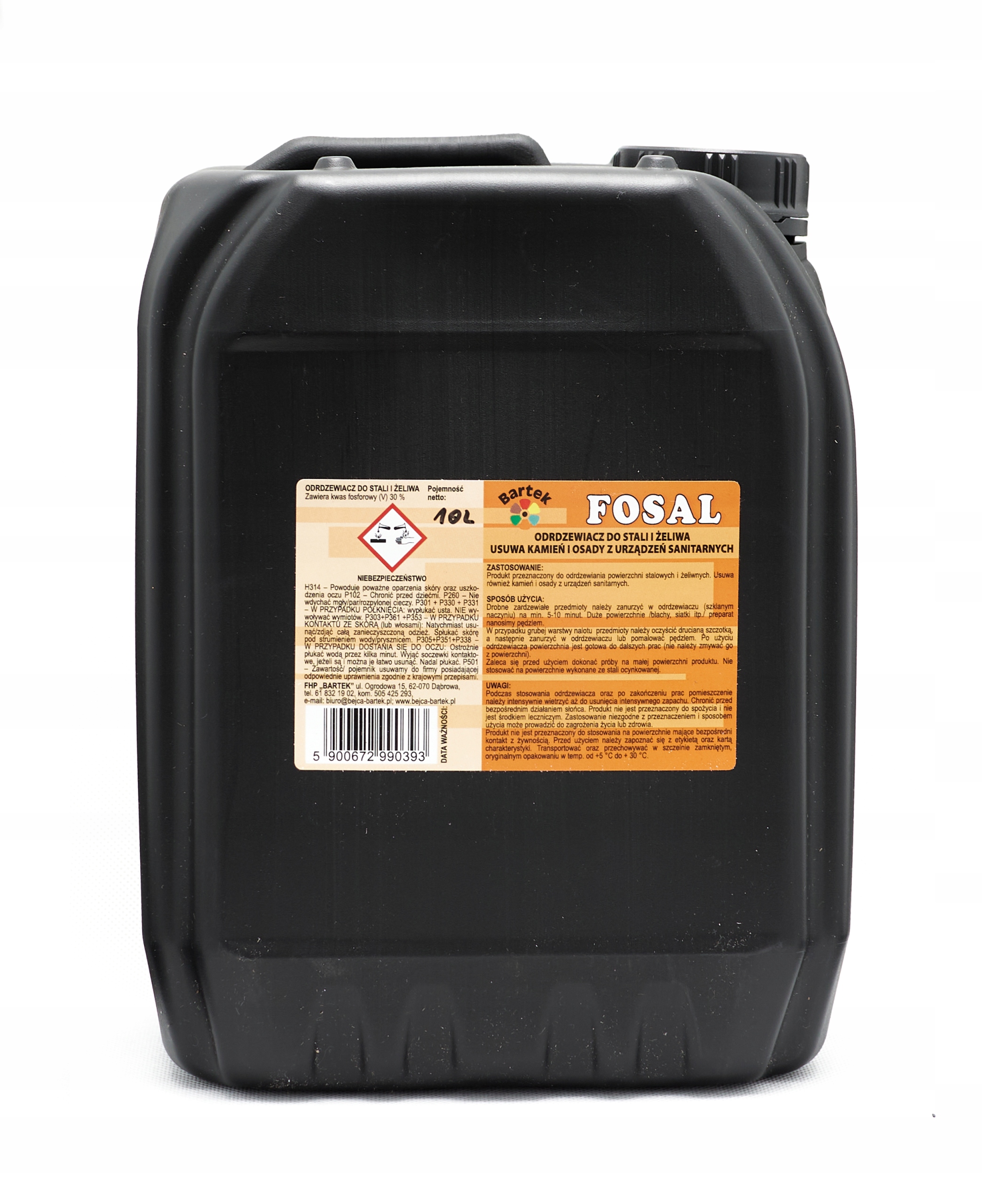 FOSOL FOSAL ODRDZEWIACZ DO STALI I ZELIWA 10L