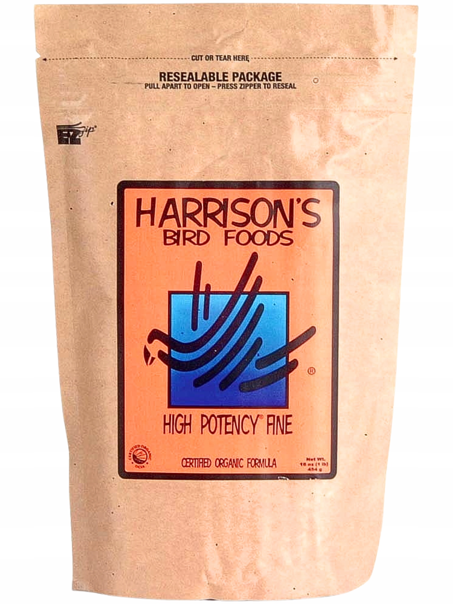 Harrison High Potency Fine – 100% organické parrotové krmivo – granule 11,3 kg