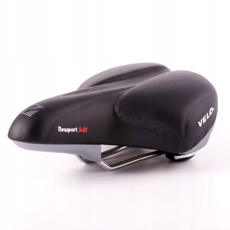 Siodło Velo Newport S1W VL-6082E Soft/czarne miękkie ,wygodne Siodełk