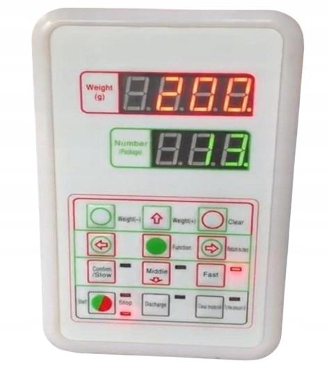 Płyta sterująca LCD 3-liniowa do wagi napełniarki granule proszek 100g