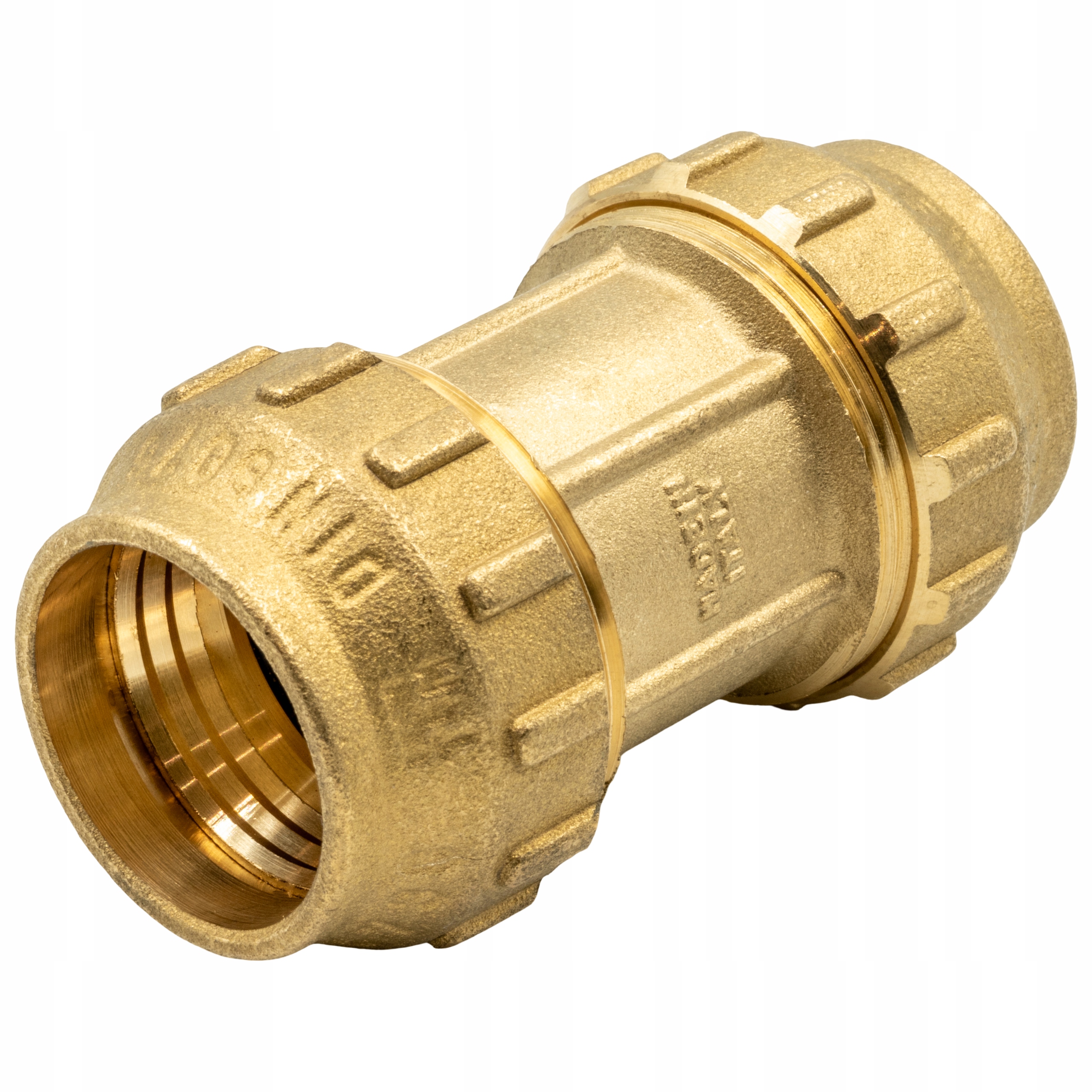 Mosazná Spojka Nátrubek 40X40 Pro Pe Trubky Mosaz Vysoká Kvalita Itap