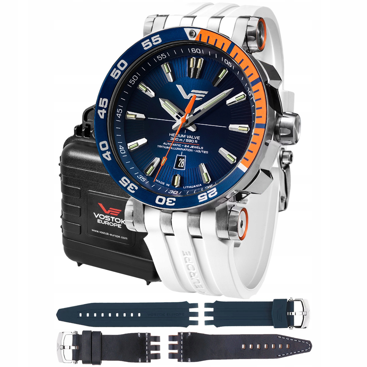 Pánské Hodinky Vostok Europe NH35A-575A715SW bílé