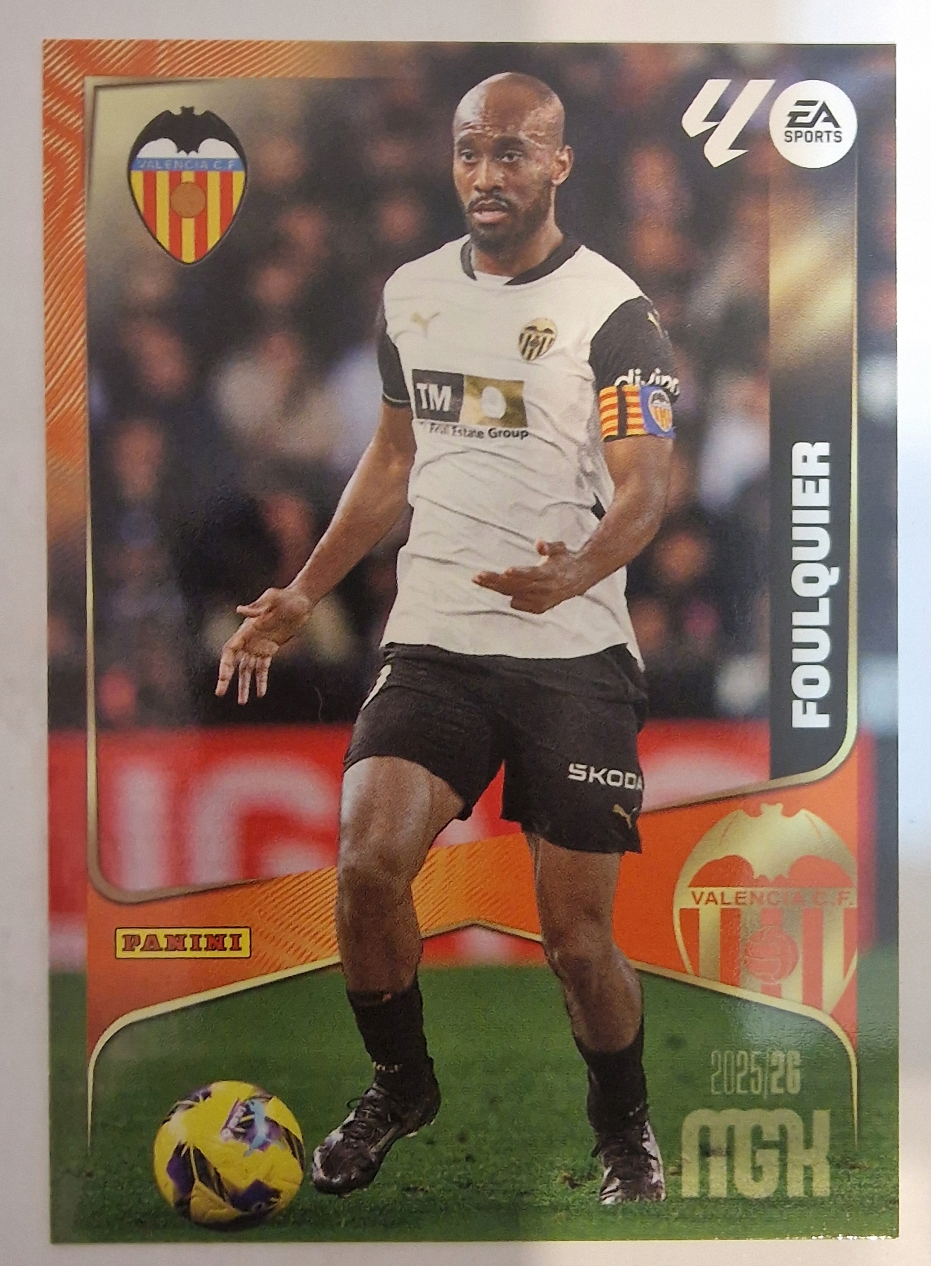 2025-26 Panini Megacracks Foulquier Valencia /b