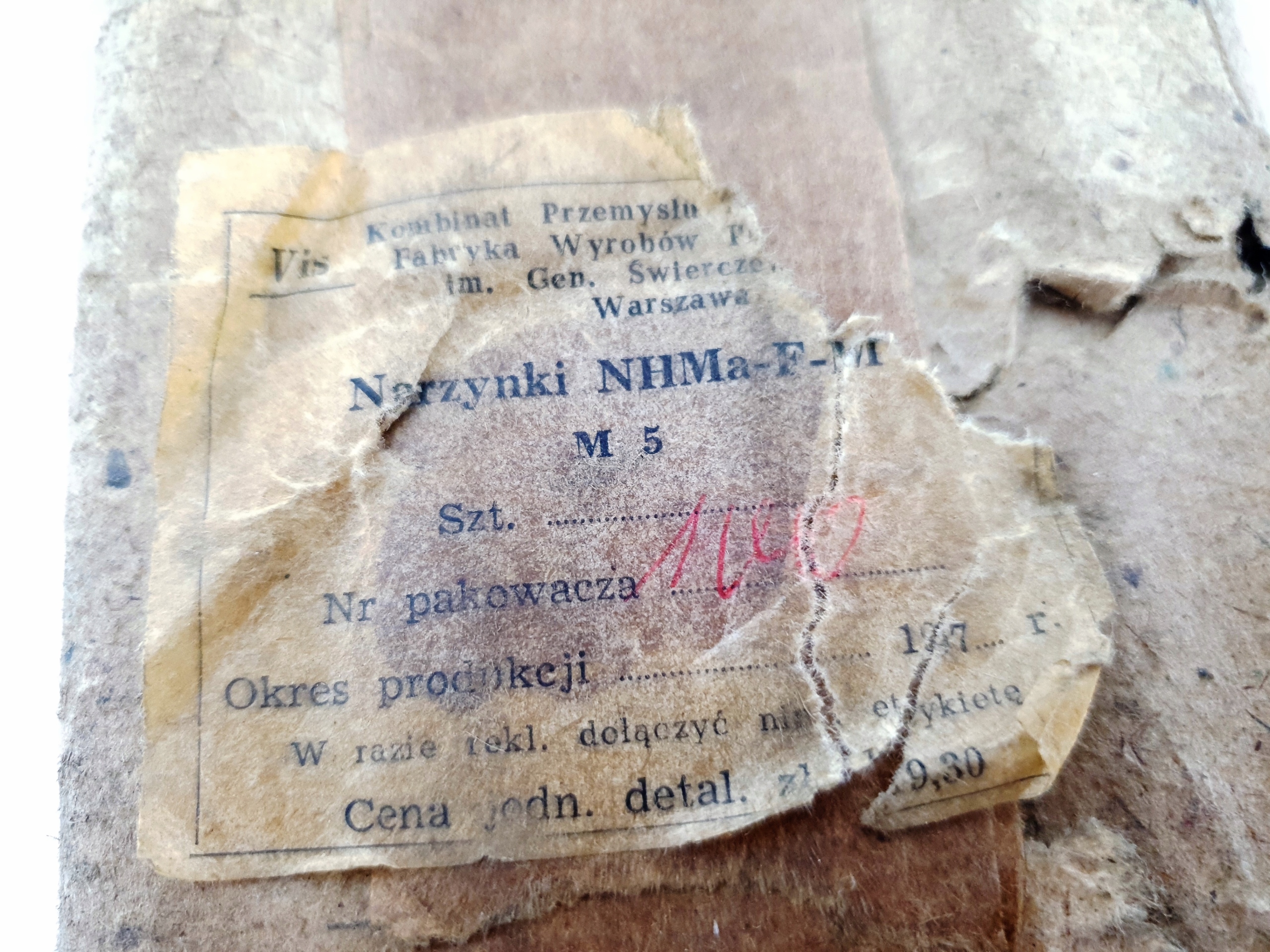 NARZYNKA M5 NOWA POLSKA FWP Kod producenta m5x0,8