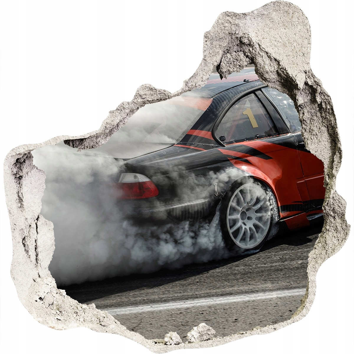 

Foto zdjęcie dziura ścienna Tor do driftu 125x125