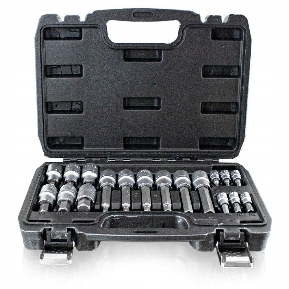 Komplet nasadek imbusowych 18 elementów klucze stal Marka Bituxx