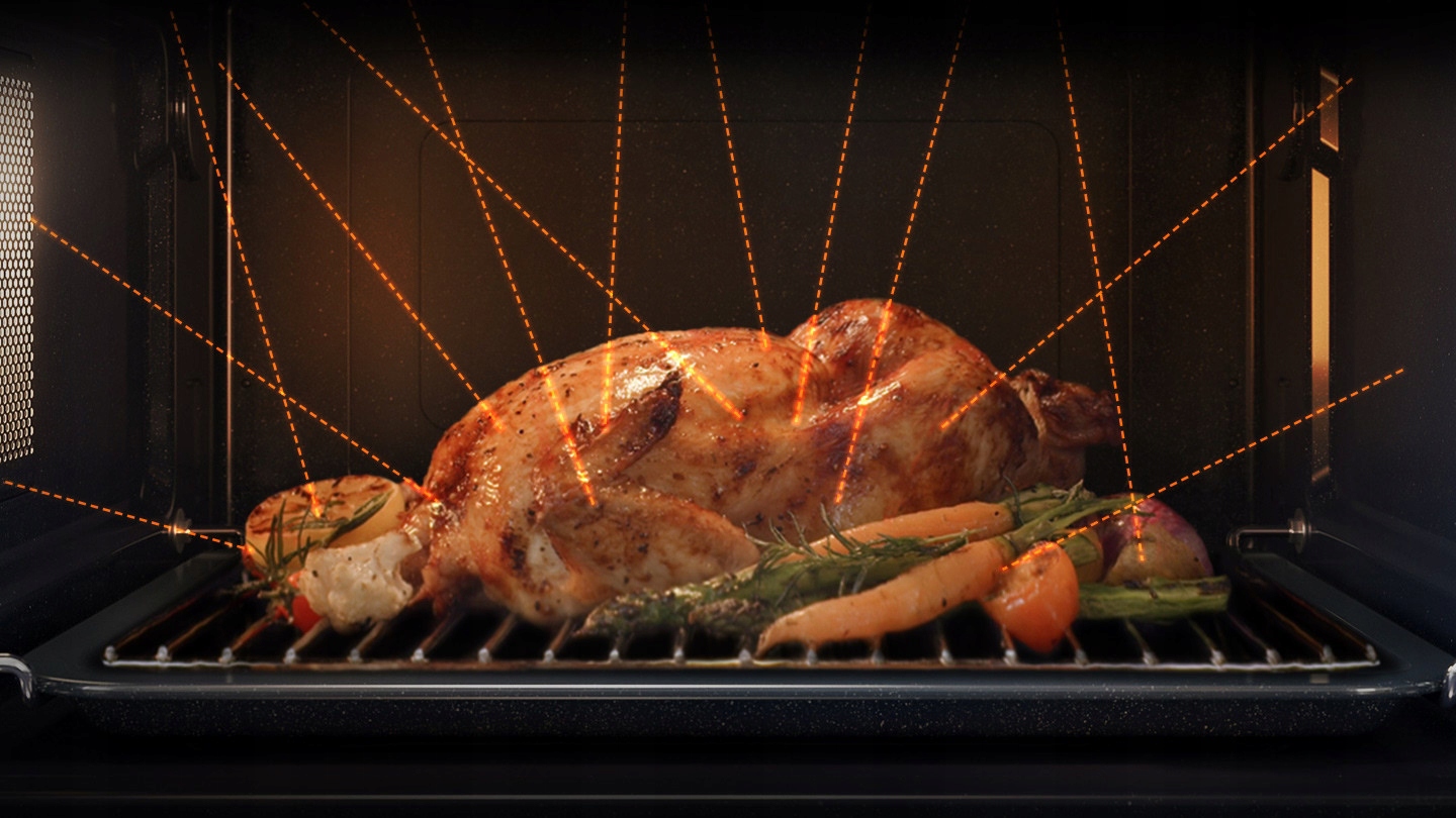 Kuchenka mikrofalowa Samsung NQ5B4313IBK Łączność WiFi, SmartThings Cooking Model NQ5B4313IBK/U2