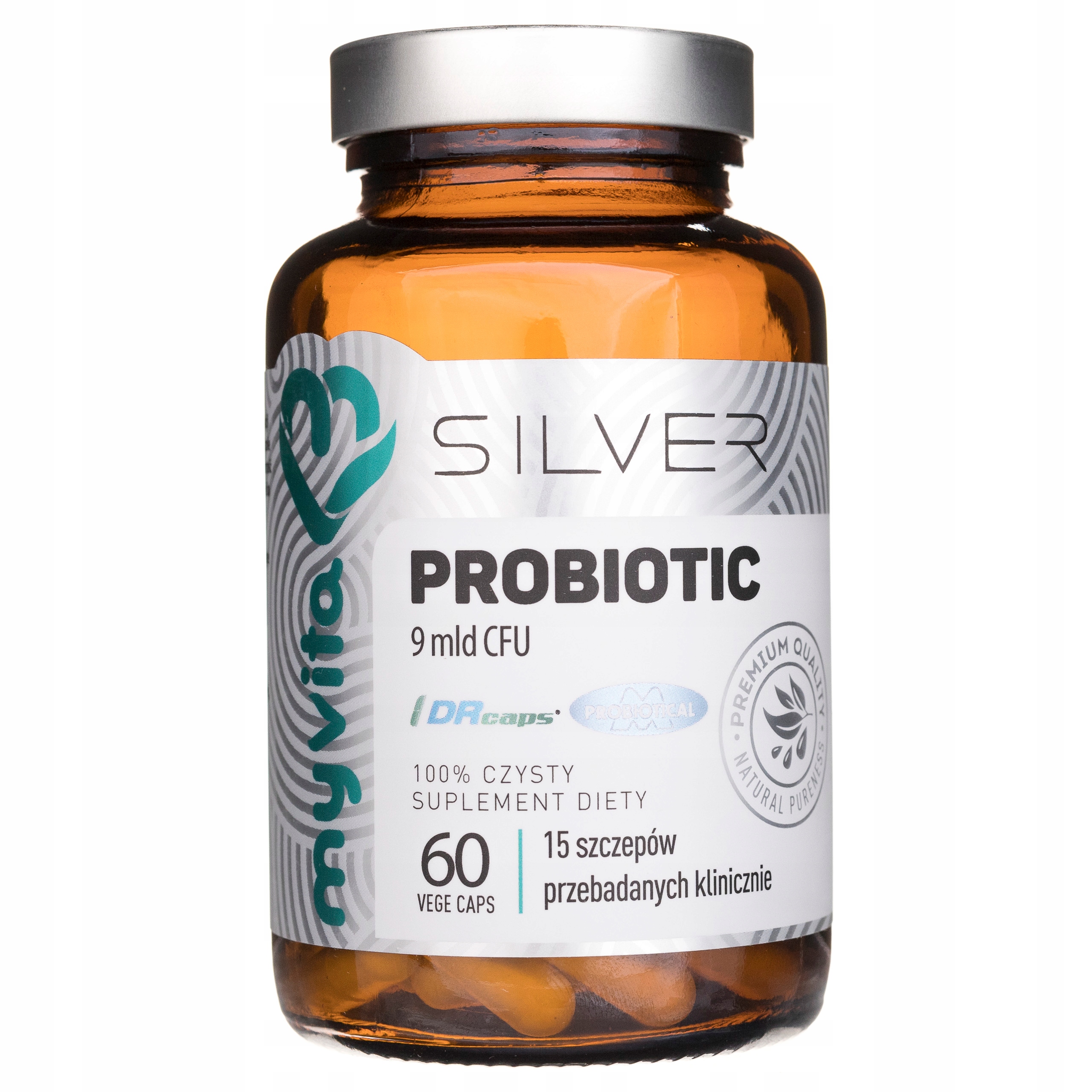 

Probiotyk 9 mld MyVita Silver Pure 100% 60 kaps