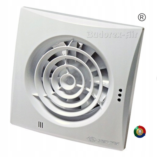 Ventilátor Vents 100 Quiet Tp senzor pohybu, časovač.