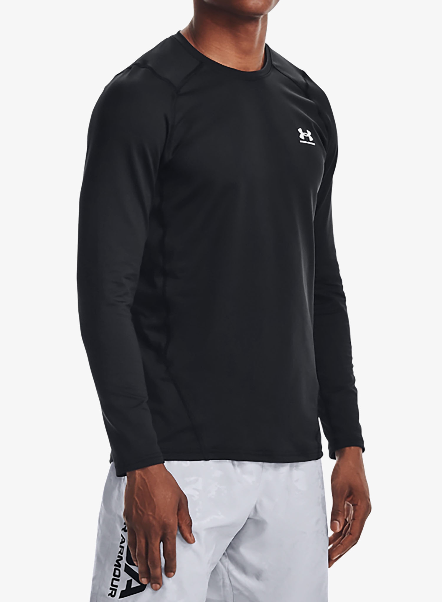 Under Armour ColdGear Fitted Mikina černá/bílá XL