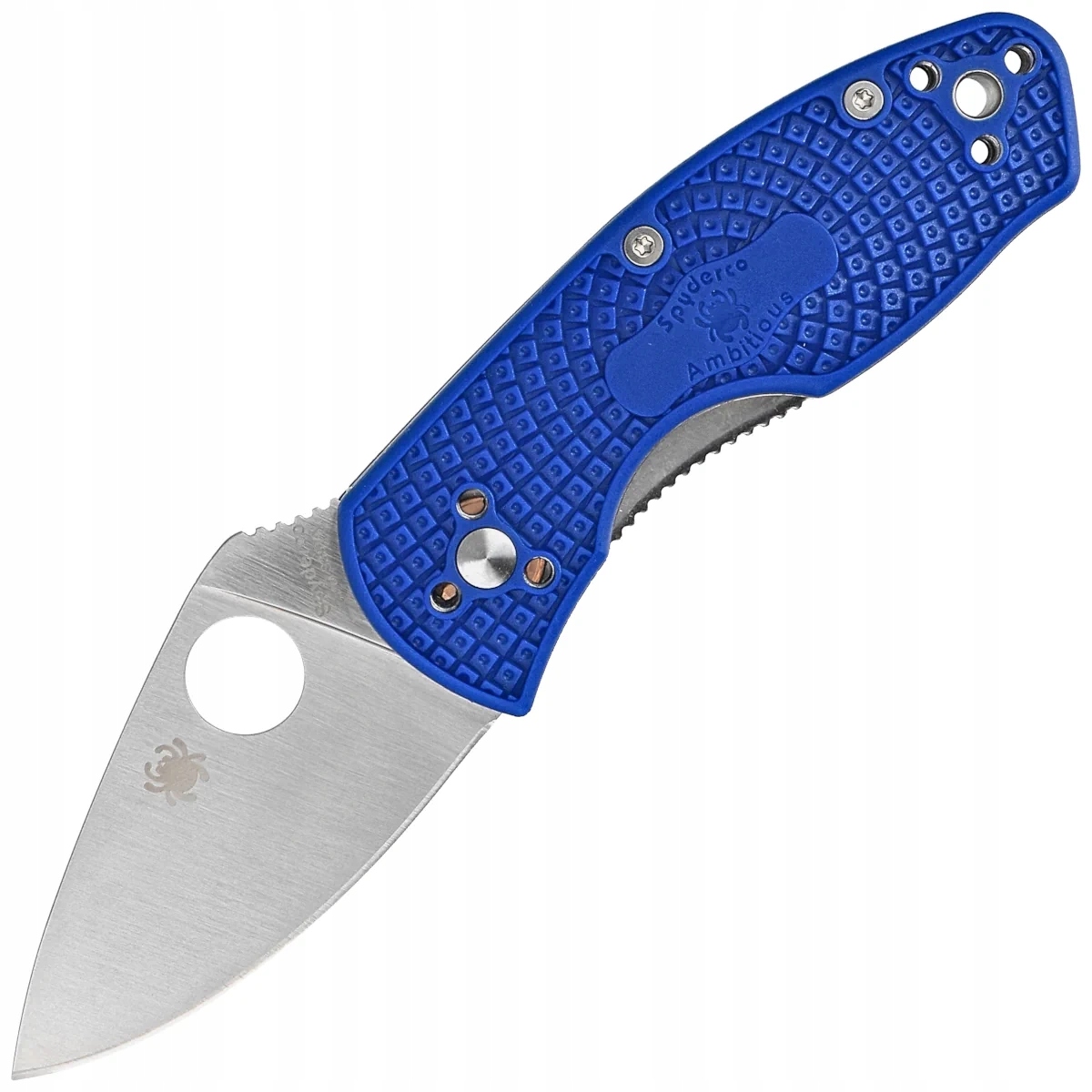 Nůž Spyderco Ambitious Lightweight Blue Frn Satin Plain Cpm S35VN