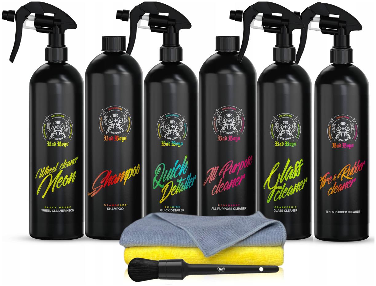 RR Customs RRC Bad Boys Mega Zestaw Kosmetyków Do Auta Detailing Prezent