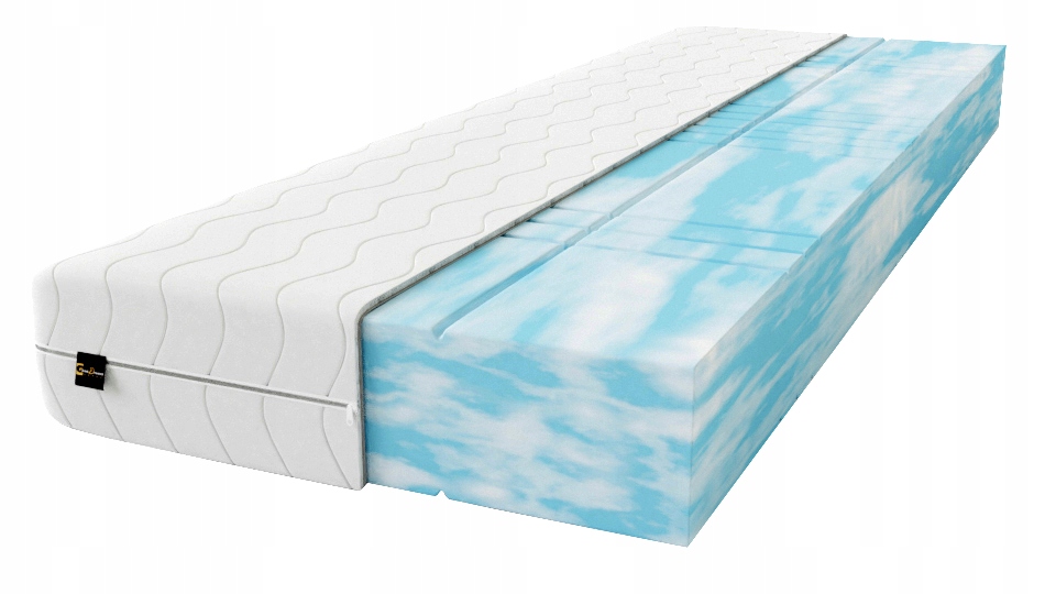 Materac 7 STREF 120x200 PROFILOWANY PLUS pokrowiec