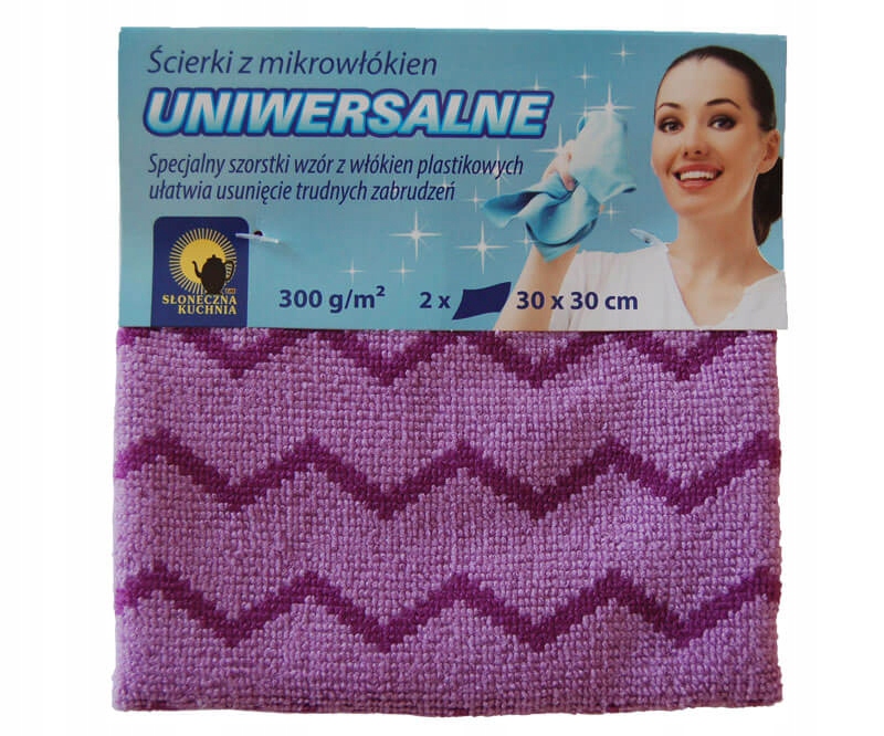 

Ścierka_ściereczka z MIKROFIBRY_300 g/m_30x30_2szt