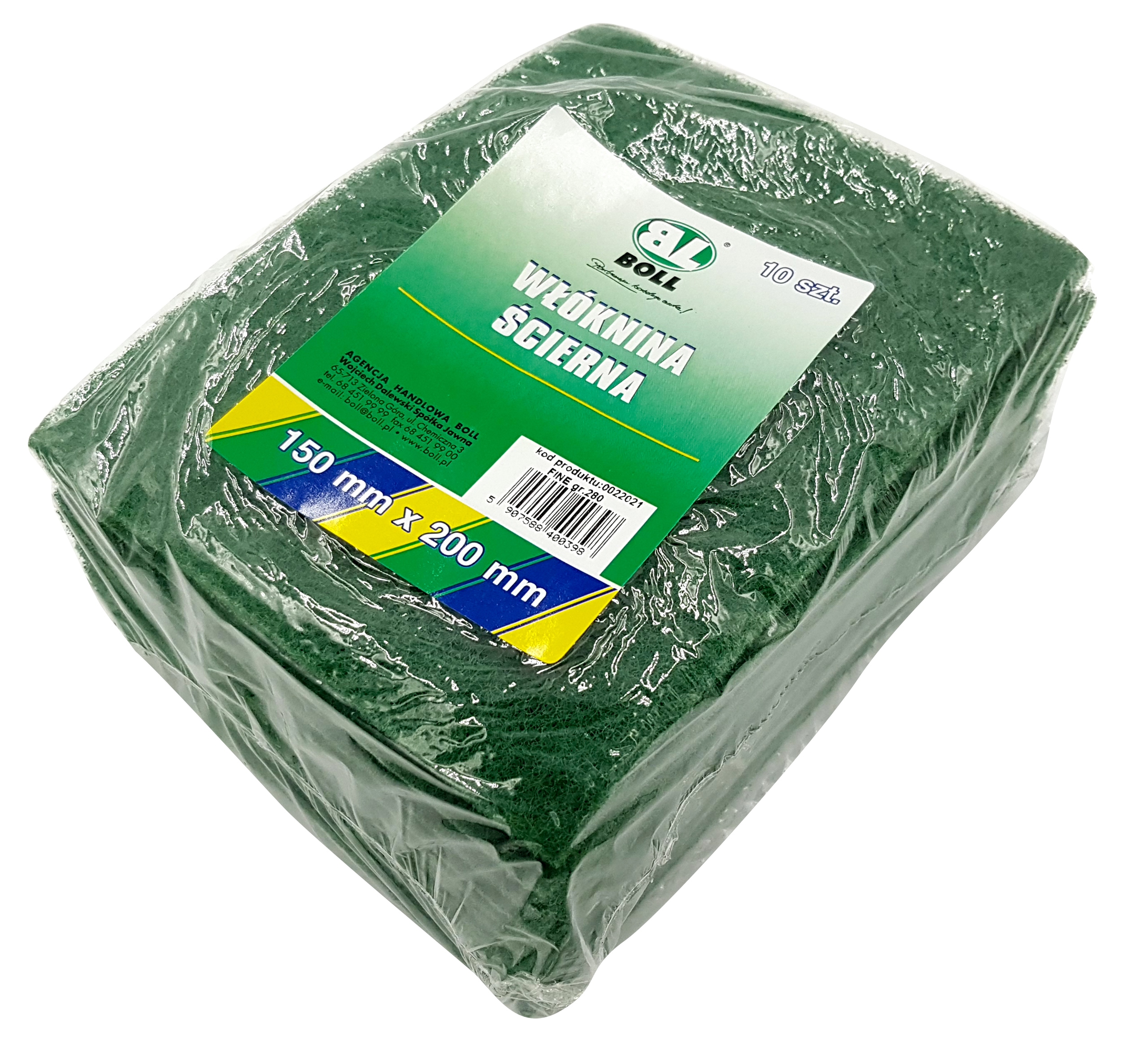 BOLL WŁÓKNINA ŚCIERNA 150x200MM GR. 280 FINE 10SZT