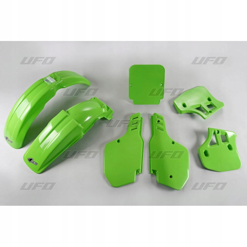 Ufo Sada Plastov Kawasaki Kx 250 500 '88, Farba Zelená