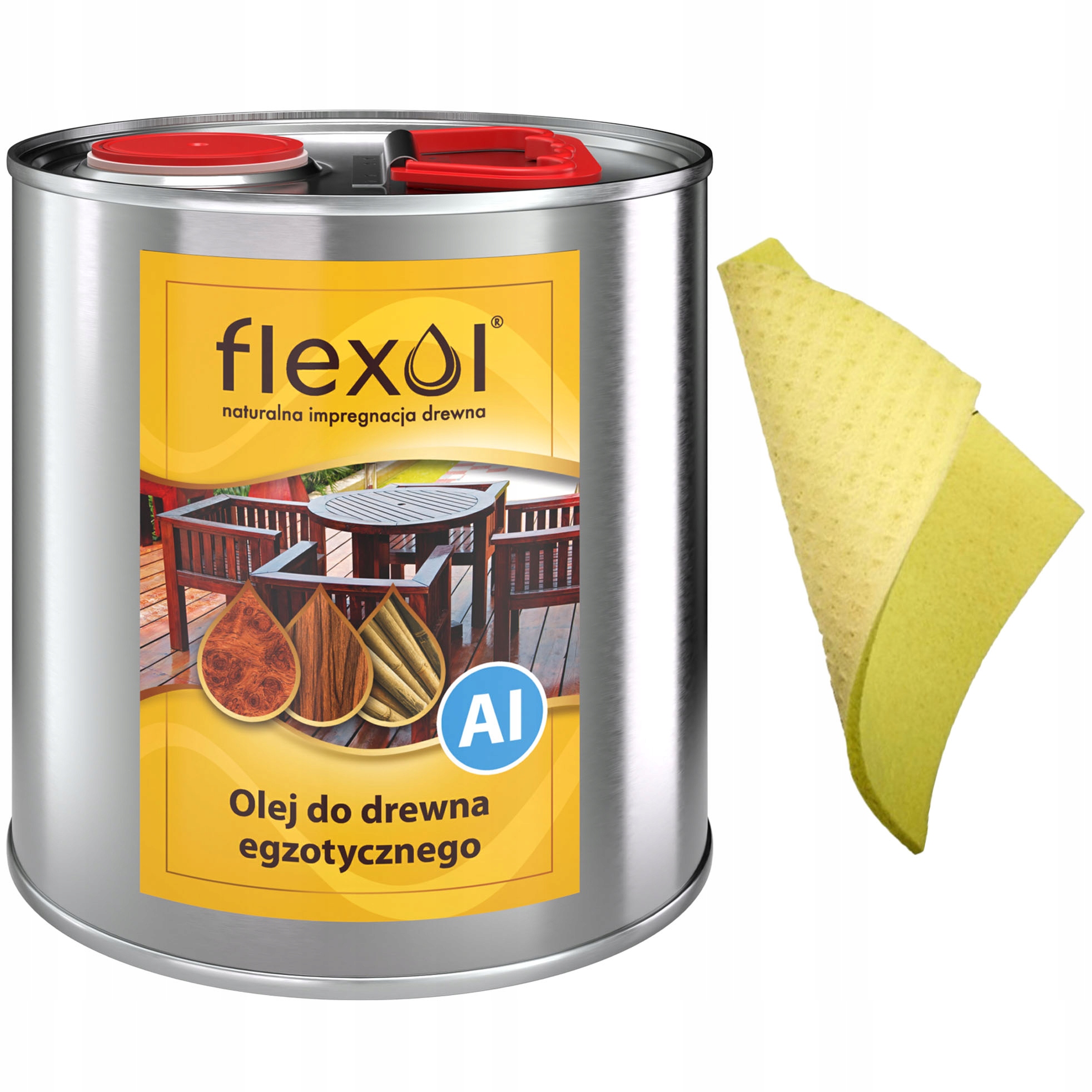 Olej impregnační na exotické dřevo 2,5L bonus