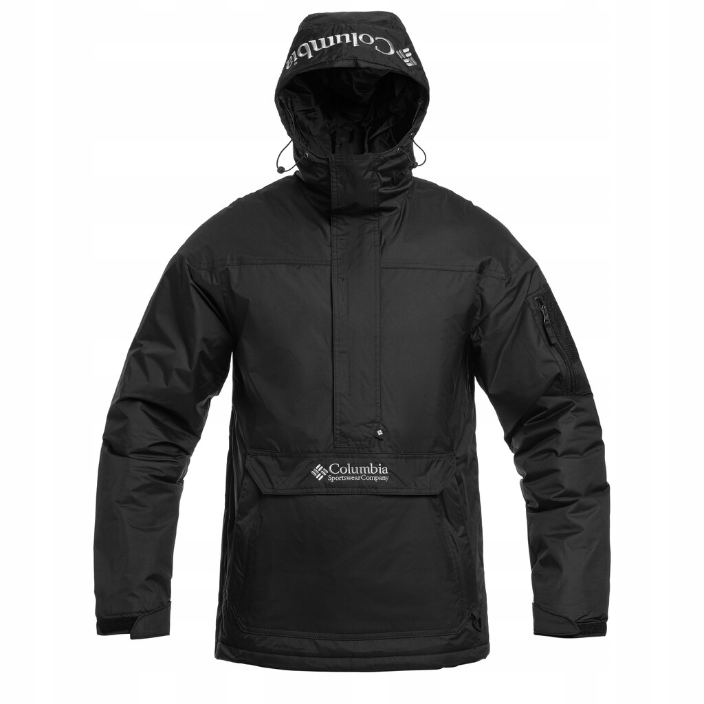 Bunda s kapucí Columbia Challenger II Pullover Anorak Black XL