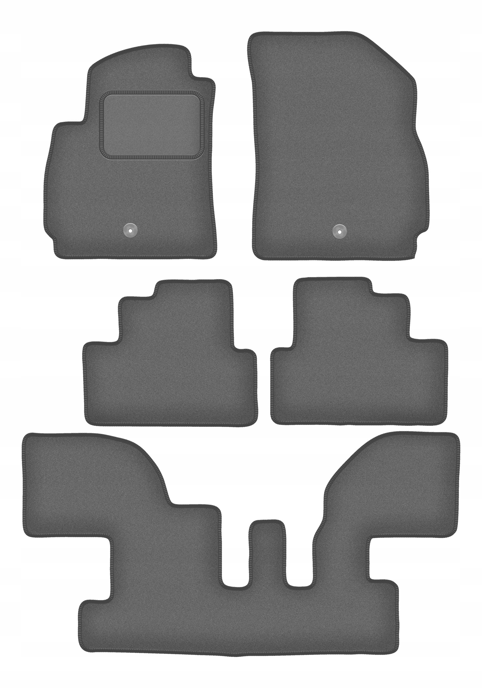 Automobilové velurové koberce pro Chevrolet Orlando I minivan (2010-2018)