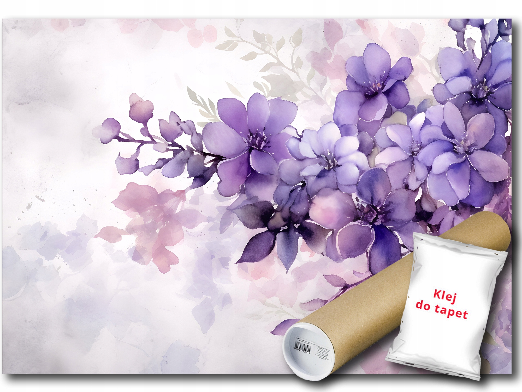 Vinylová Fototapeta Květiny Akvarel 312x219