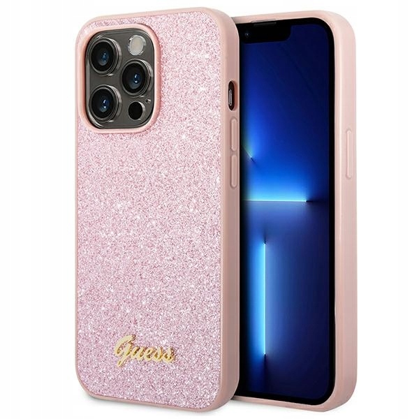 Pouzdro Guess pro iPhone 14 Pro Max GUHCP14XHGGSHP 6,7" růžové/pink tvrdé pouzdro