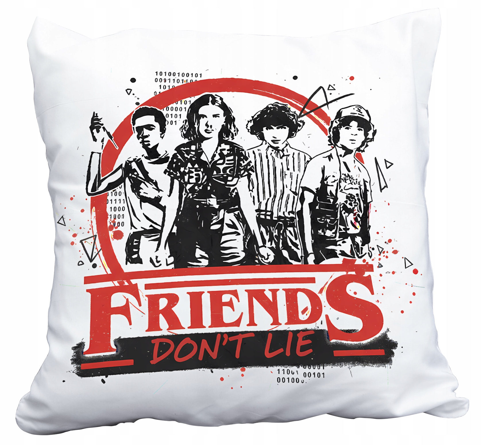 Polštář Stranger Things Demogorgon Friends Dont Lie Dárek Jméno