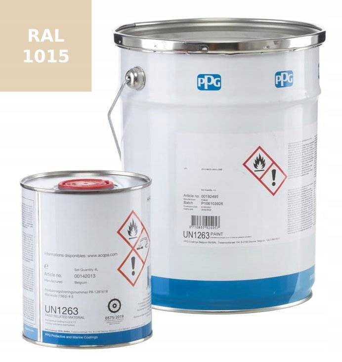 Farba Poliuretanowa Okrętowa Ppg Sigmafast 210 hs 4l ral 1015 Beżowy