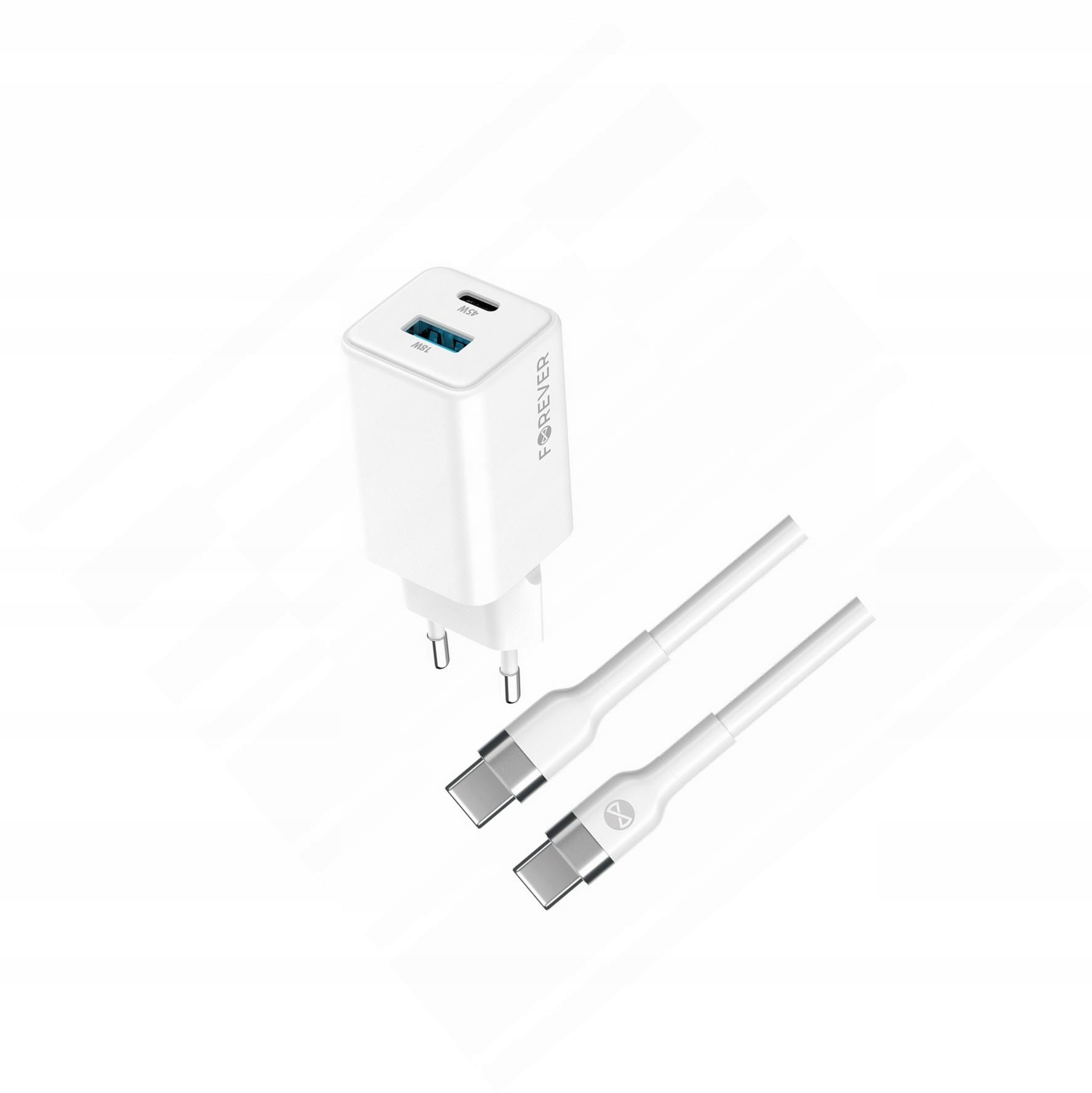 Szybka ładowarka GaN 45W Usb-c z kablem do Samsung Galaxy S23 Ultra