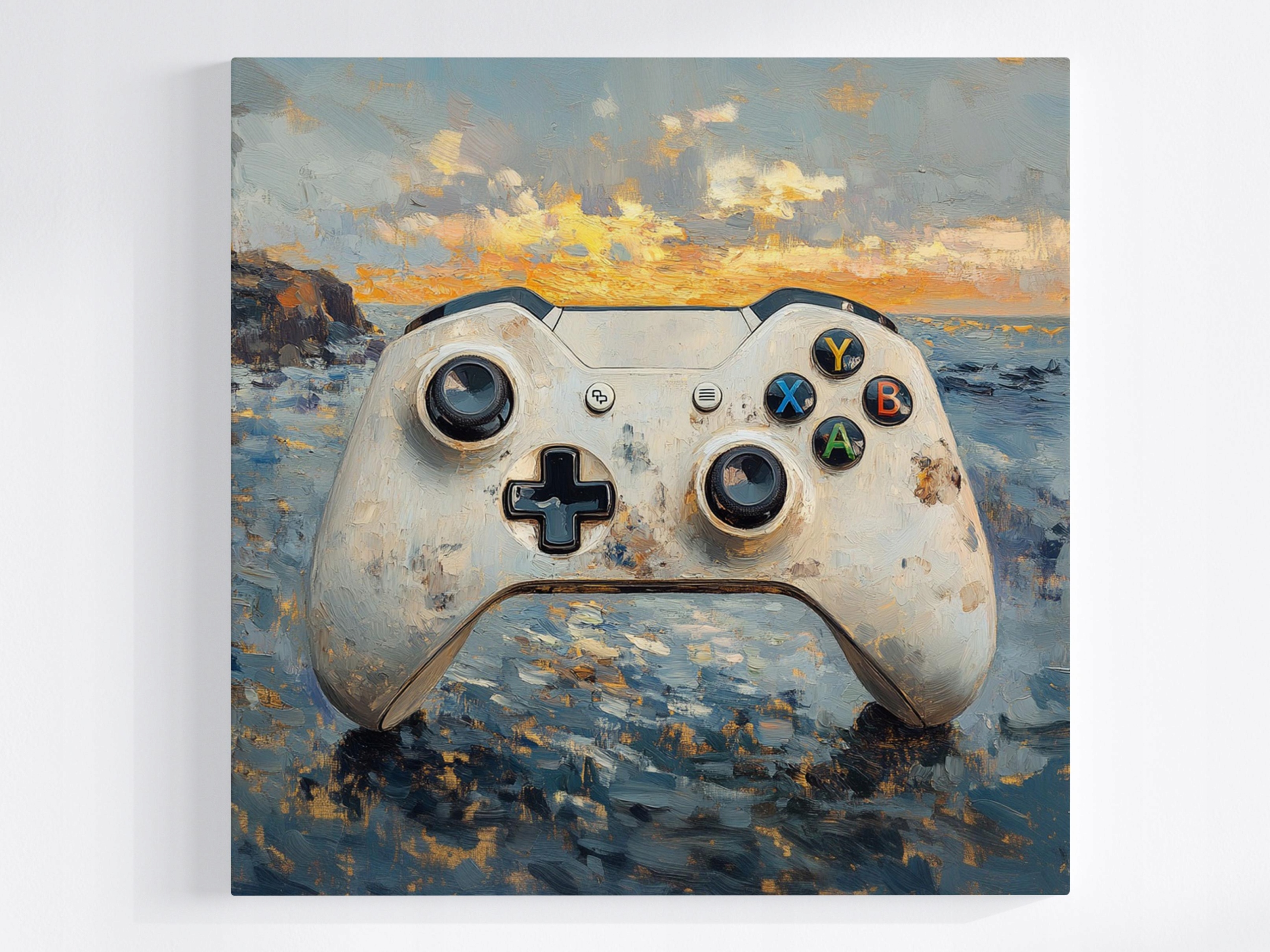 Obraz Na Plátně Canvas Gaming Hra Gamer Pc Konzola Kontroler Pad 50x50