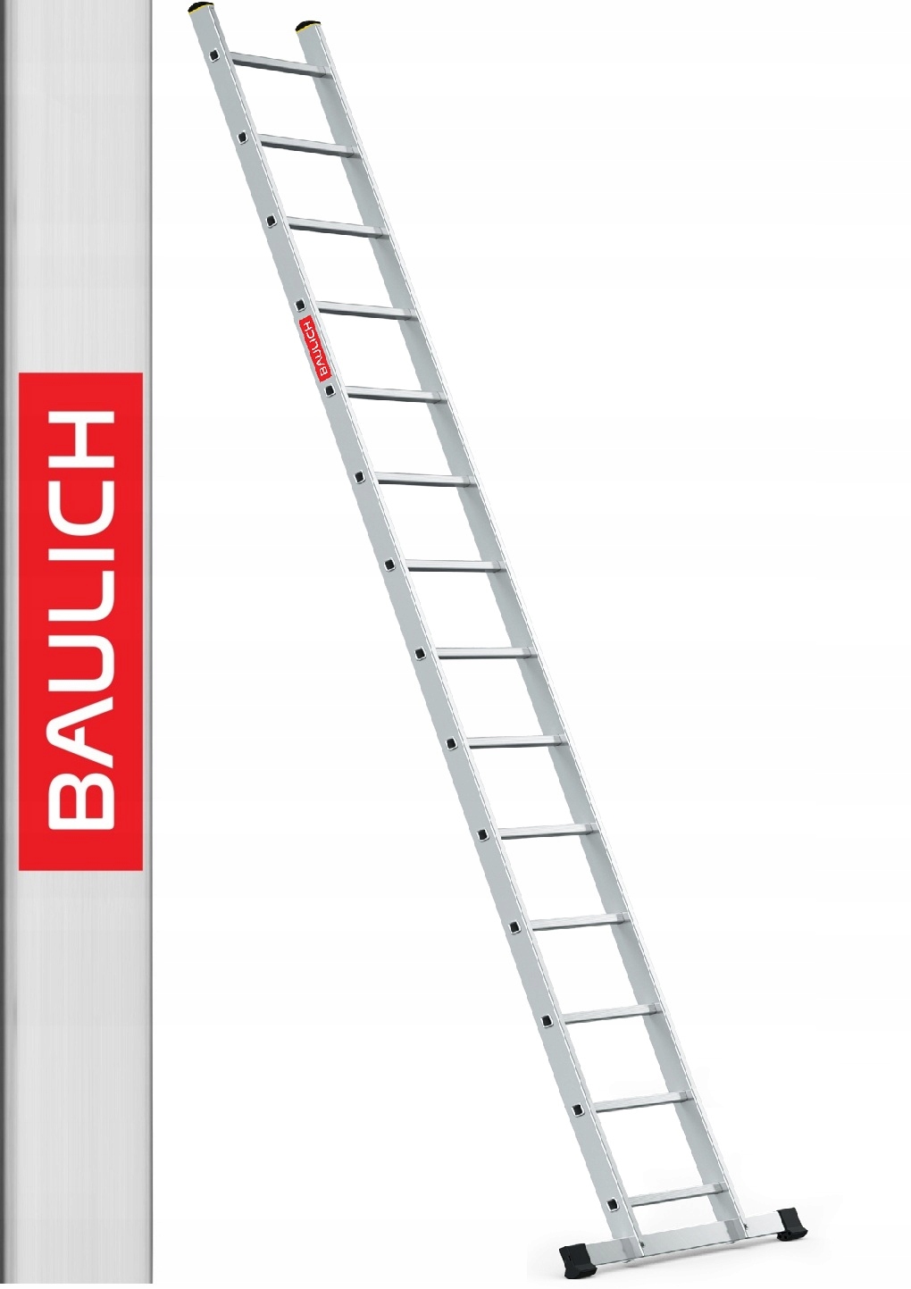 Prídavný hliníkový rebrík 1x14, silný Baulich, háčik Darček