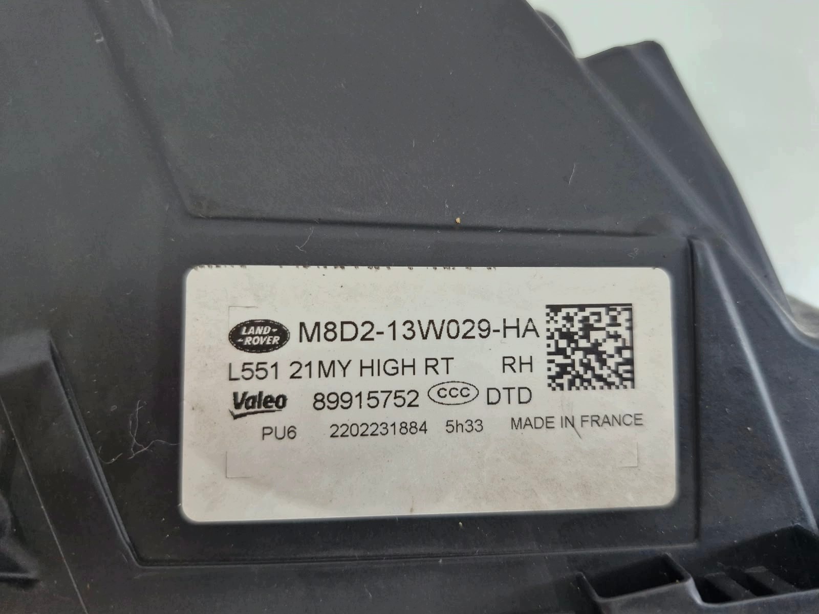 far desna Range Rover Evoque II FULL LED Matrix HIGH