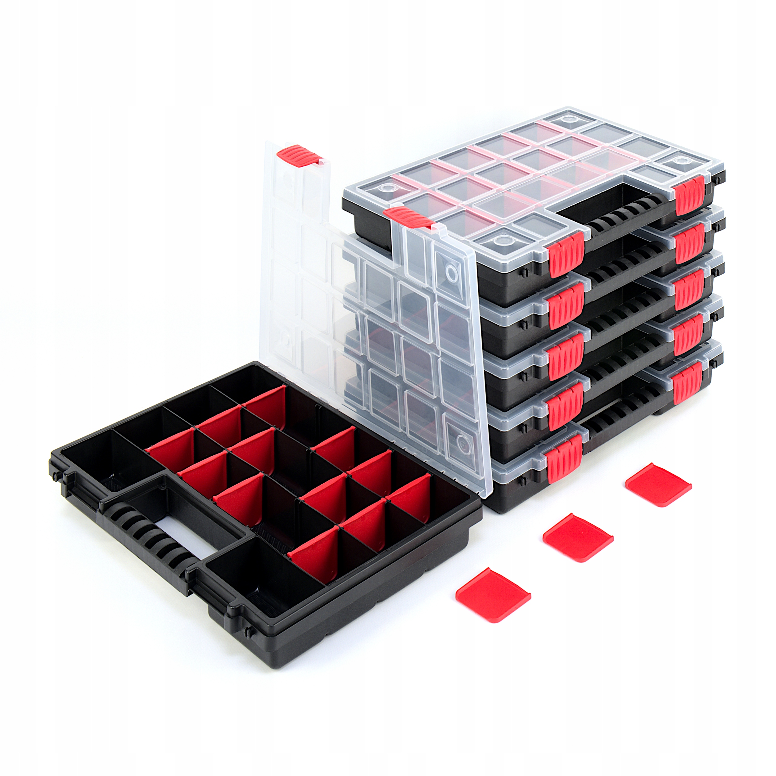 

6x Organizer Skrzynka Narzędziowa Pudełko Sorter
