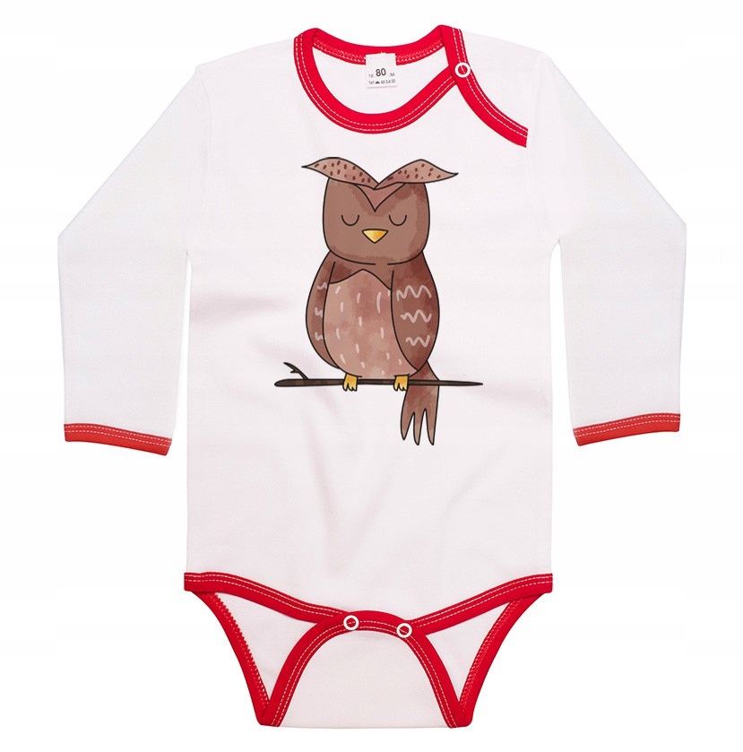 

Body długi rękaw Śpiąca sowa 104