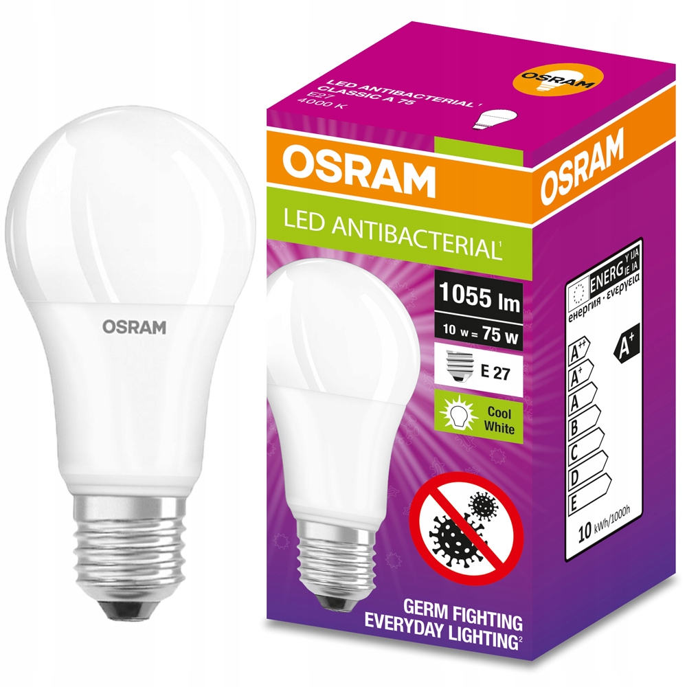 

Żarówka Led Antybakteryjna 10W=75W Osram
