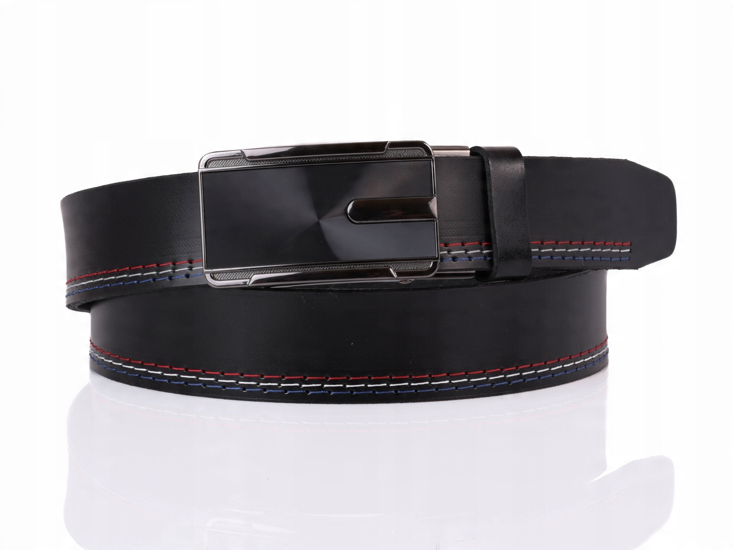 

Skórzany Pasek Automat garnitur jeans 3,5cm 95 Xxs