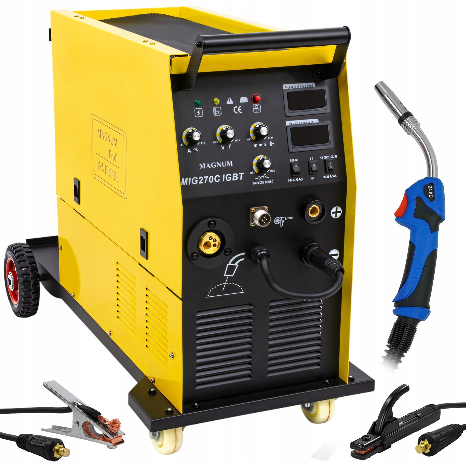 Spawarka migomat Magnum Mig 270C Mag Mma 400V 4x4 Alu D300