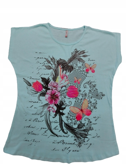

Bluzka damska T-shirt bawełna Duża 4XL