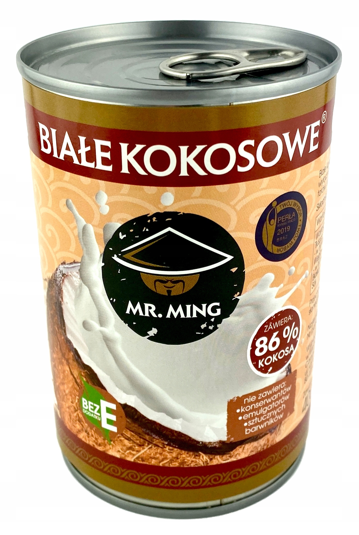 Mleko Mleczko Kokosowe 24x400 ml Mr.Ming Bez E-Czysty Skład 17-19% tłuszczu
