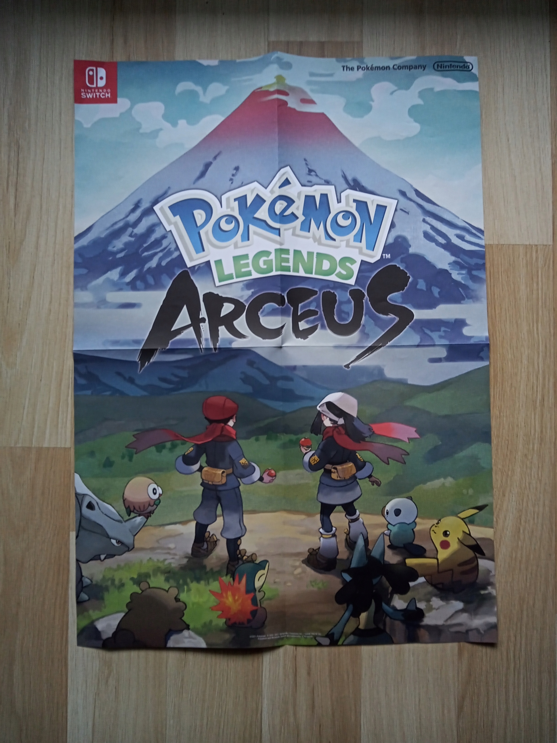 Pokemon Legends Arceus plakat Nintendo Switch