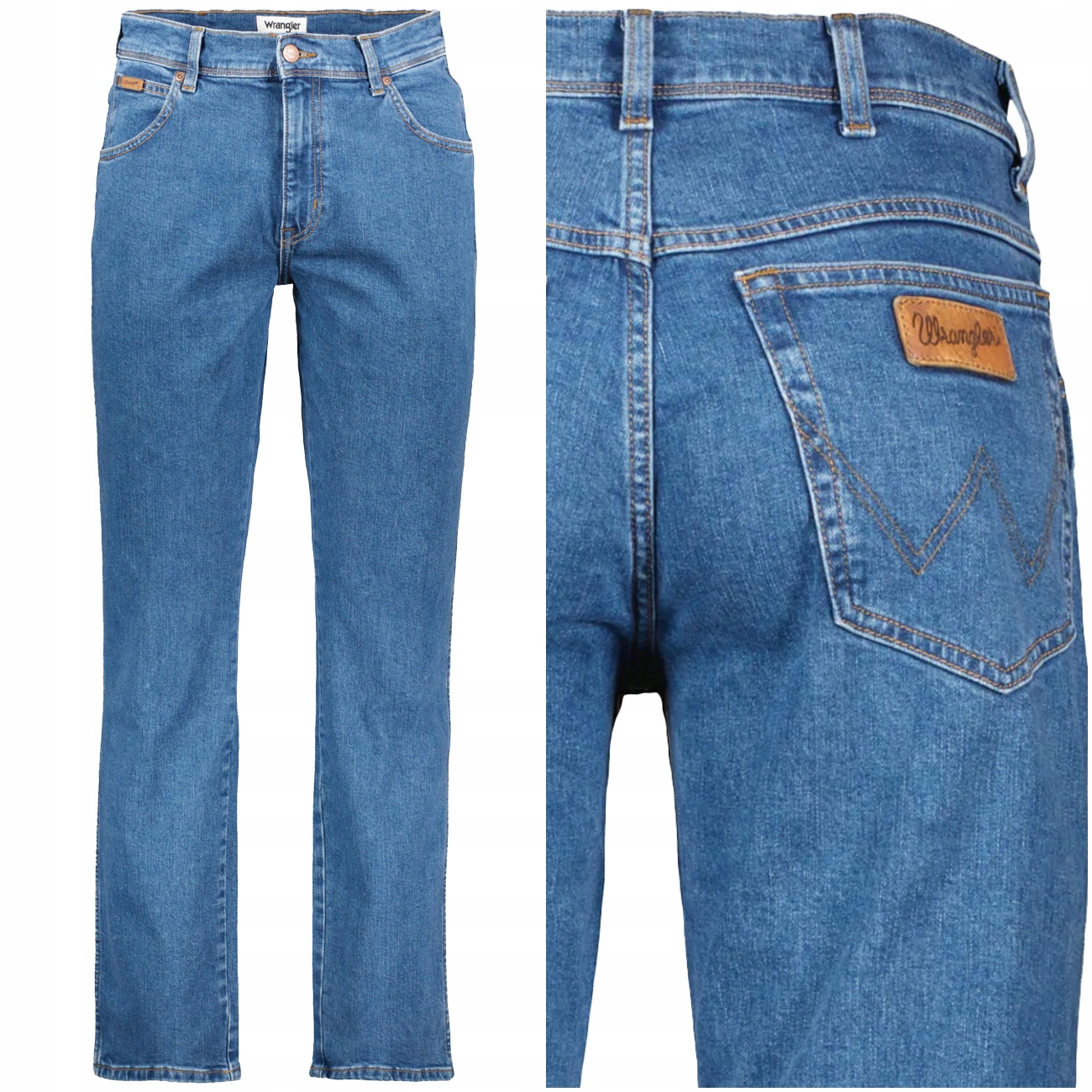 

Wrangler Texas Męskie Spodnie Jeansowe W32 L32