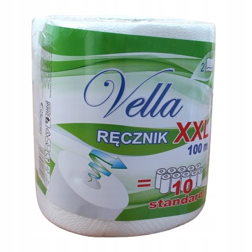 

Vella Ręcznik Papierowy Czyściwo Biały Celuloza