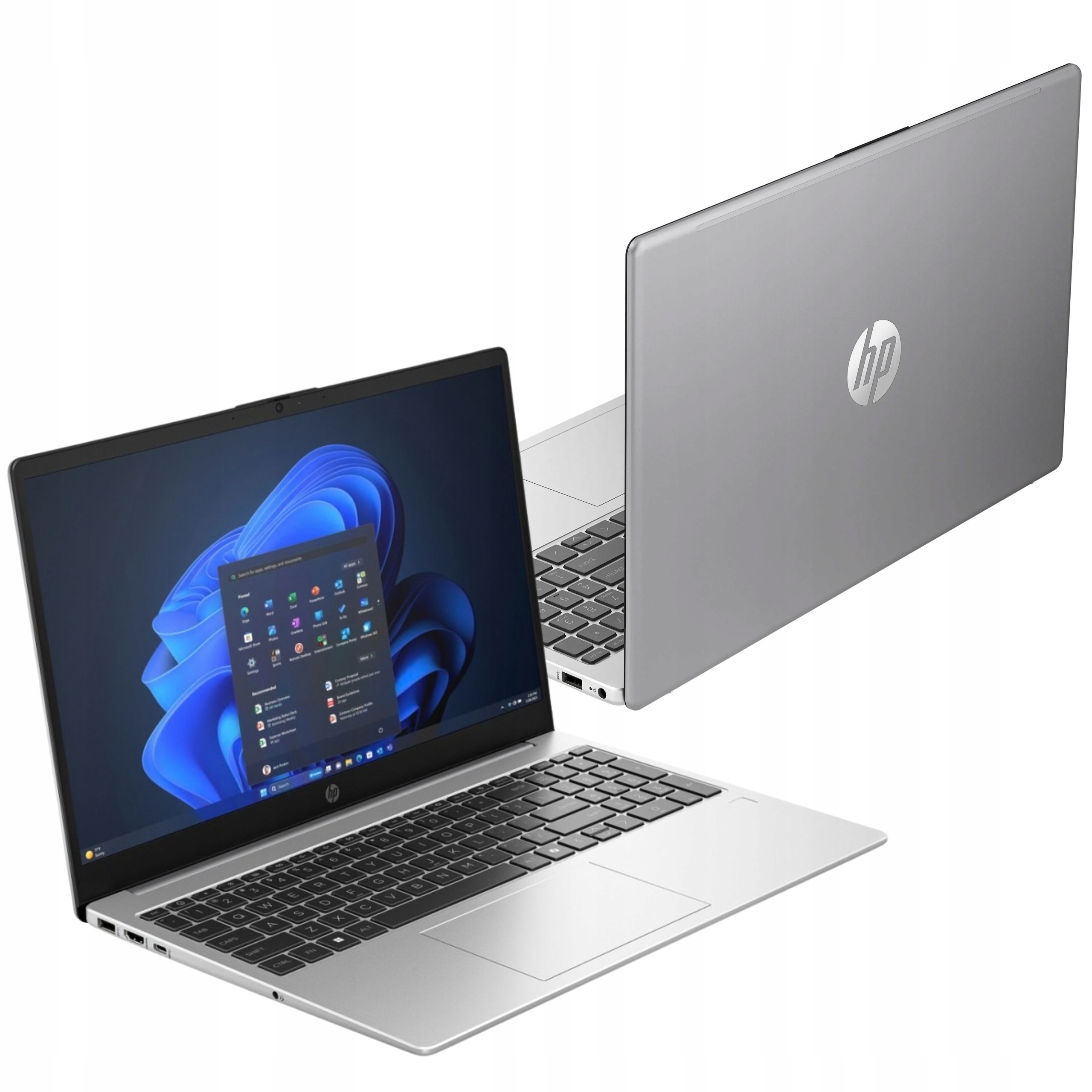 Hp Notebook 15,6" 250R G10 i5 120U 16GB 512GB Windows 11 hliníkový