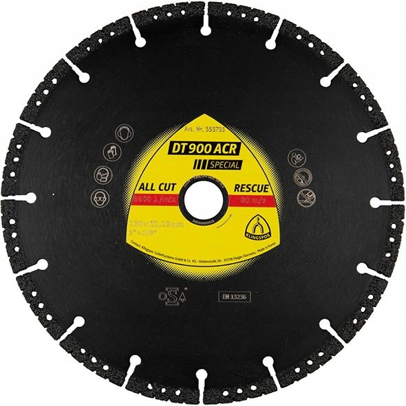Diamantový řezací kotouč Dt 900 Acr Special 350x3,1x25,4 mm Klingspor