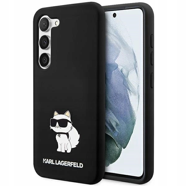 Pouzdro Karl Lagerfeld Silicone Choupette pro Samsung Galaxy S24 černé