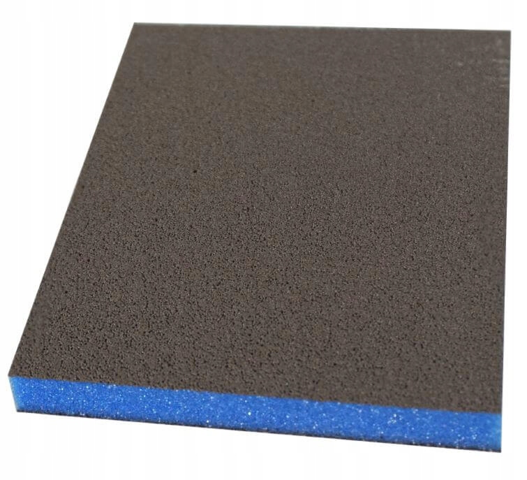 Gąbka ścierna Klocek Sia 7983 2-stronna Ultrafine (Niebieska)